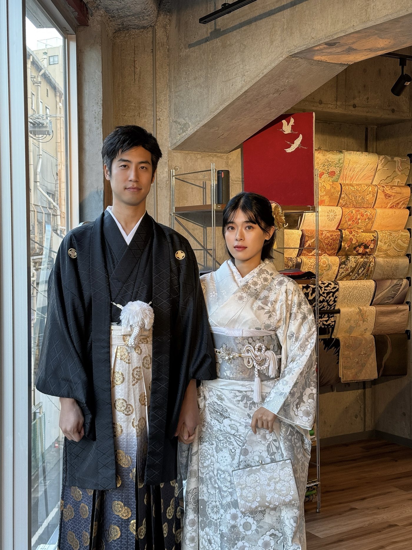 和服の一日・店内（男女セット）